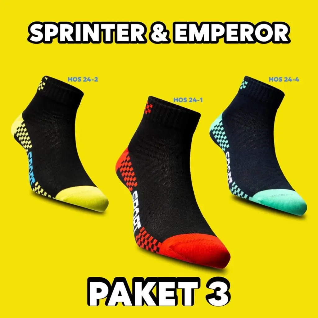Paket 3 pasang sprinter