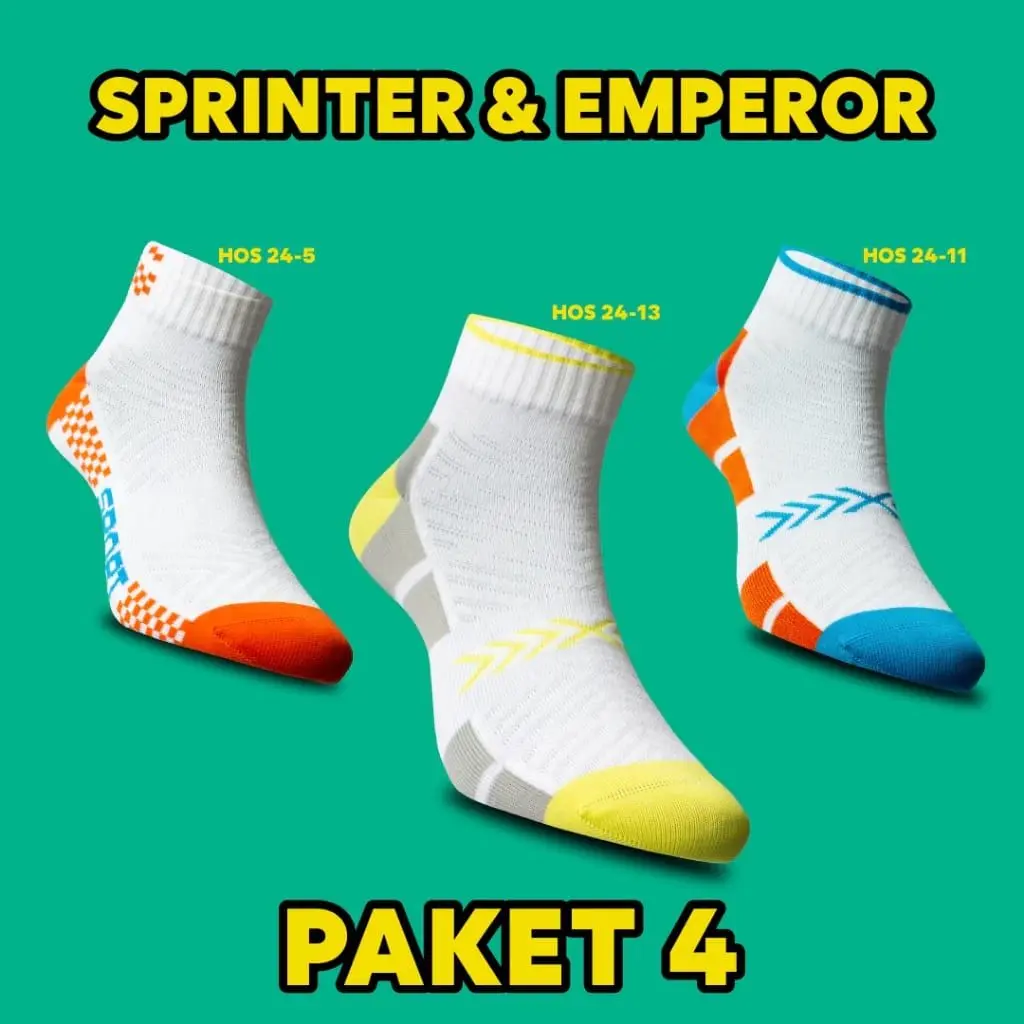 Paket 3 pasang sprinter