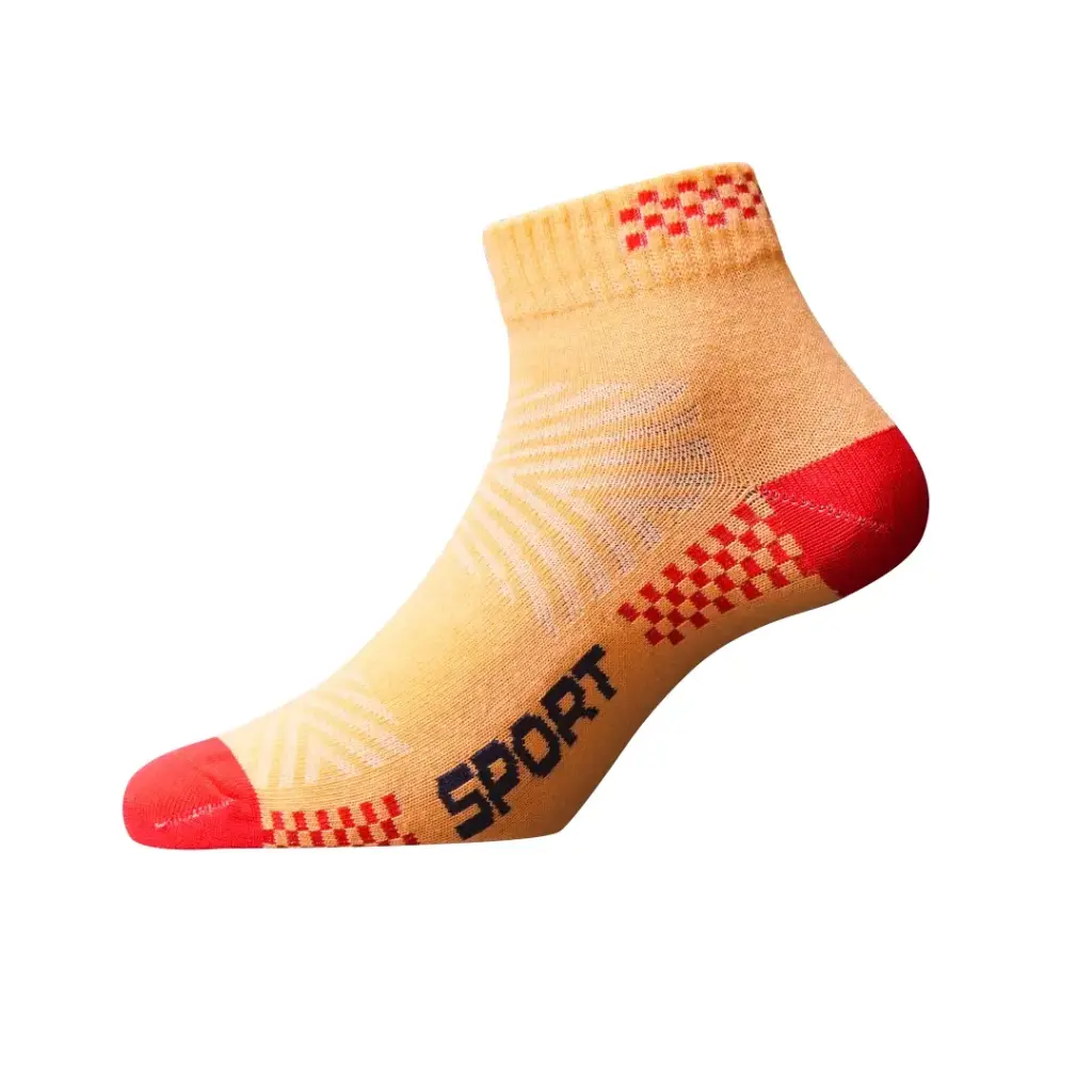 1 lusin Sprinter Ankle Socks Orange/Red