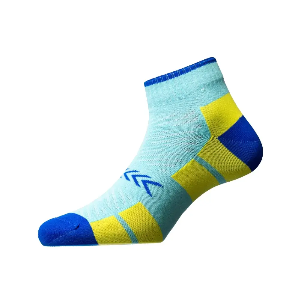 1 Lusin Emperor Ankle Socks blue/lime 