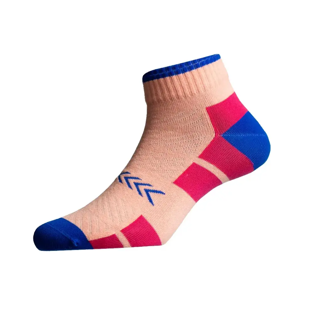 1 Lusin Emperor Ankle Socks pink/blue