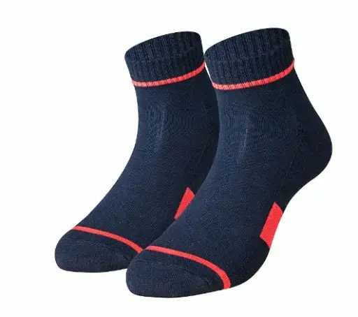 [HOS-23-29A] Star Seller Ankle Black - Red