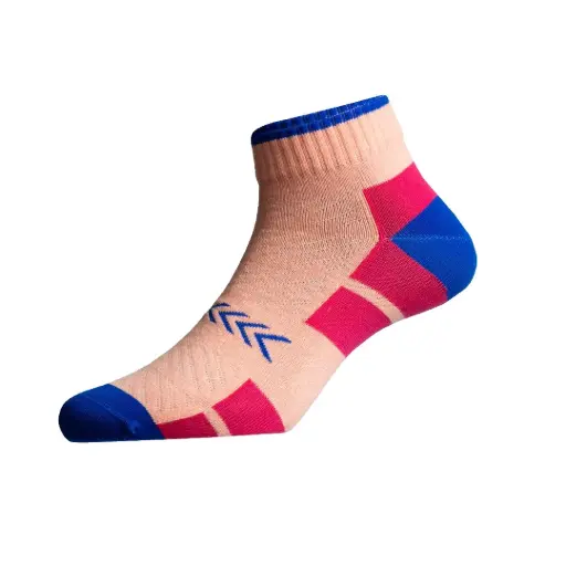 1 Lusin Emperor Ankle Socks pink/blue